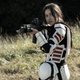 Christian Serratos as Rosita Espinosa on The Walking Dead